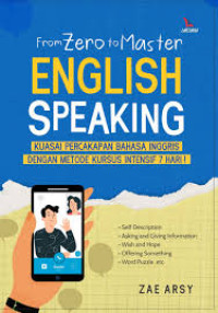 Image of From Zero To Master English Speking